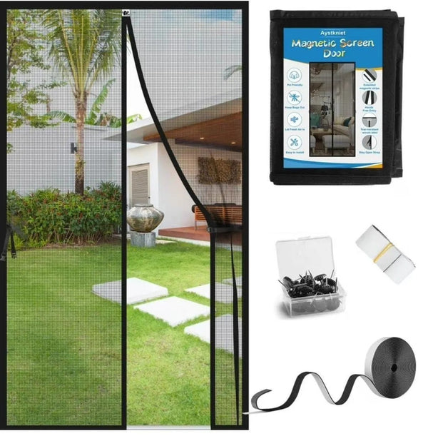🧲 Magnetic Screen Door – Machhar &amp; Keeron Se Hifazat!