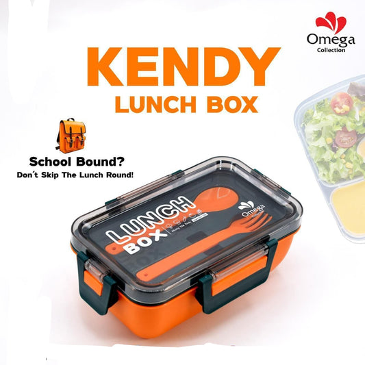 KENDY Lunch Box With Partition And Spoon